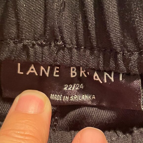 Lane Bryant Capri Linen-Style Draw String Pants - Picture 4 of 4